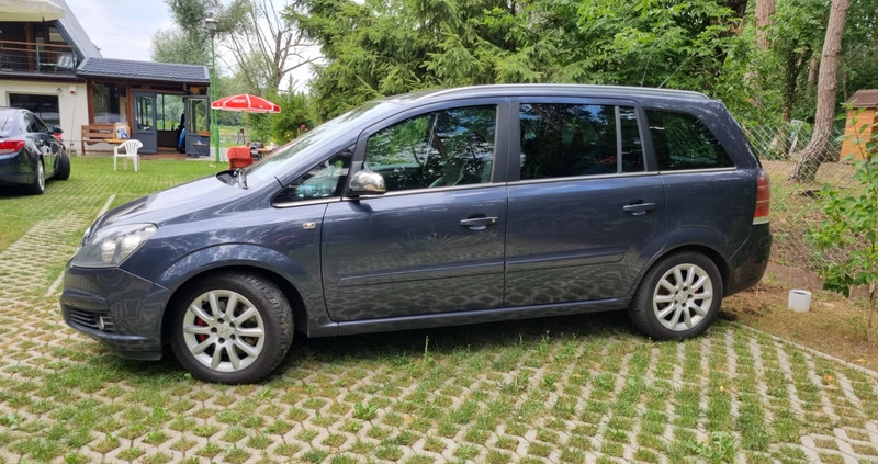 Opel Zafira cena 8300 przebieg: 286000, rok produkcji 2007 z Ząbki małe 191
